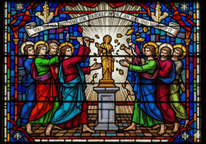 The second commandment: You shall not make for yourself an idol.