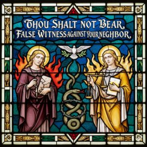 The ninth commandment: You shall not bear false witness against your neighbor