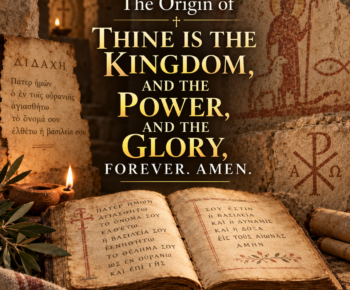 The Origin of “Thine Is the Kingdom, and the Power, and the Glory, Forever. Amen”